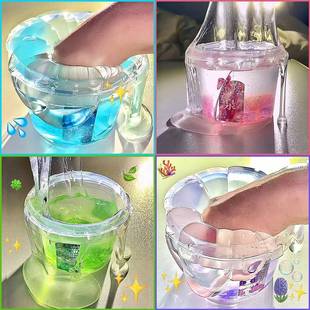 三井泉颜值液态双层假水网红童仔同款大桶高配新品硅胶假水史莱姆