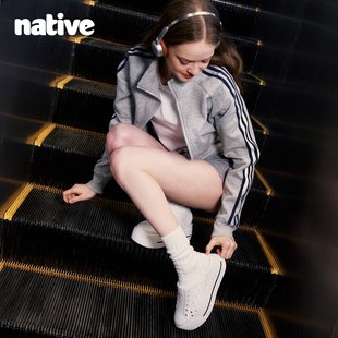 【新】native春夏26新品clog hi洞洞鞋女凉鞋雨鞋拖鞋厚底户外鞋