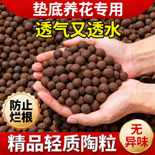 陶粒垫底养花专用陶土颗粒防烂根透气轻质盆栽花盆铺面石种花用