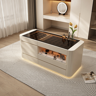 中岛柜衣帽间首饰展示柜轻奢高级感家用收纳斗柜落地岛台珠宝柜