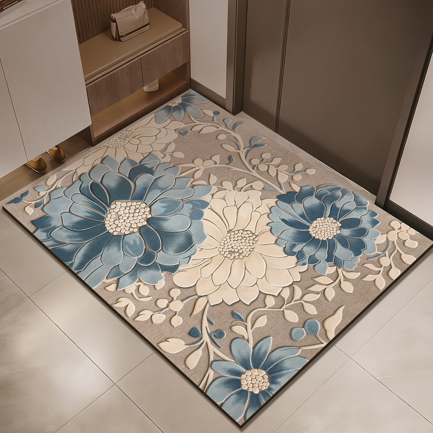 硅藻地垫入户门高级感轻奢高端泥脚垫门垫大门口进门定制吸水防滑,居家布艺,入户地垫,淘宝优惠券,粉丝福利购,淘宝优惠卷