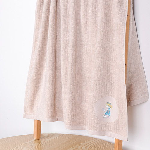 2025纯棉浴巾家用成人卡通不易掉毛学生加大柔软吸水洗澡夏天毛巾