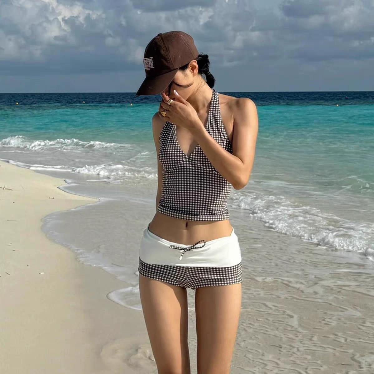 明星同款泳衣女高级感2026新款