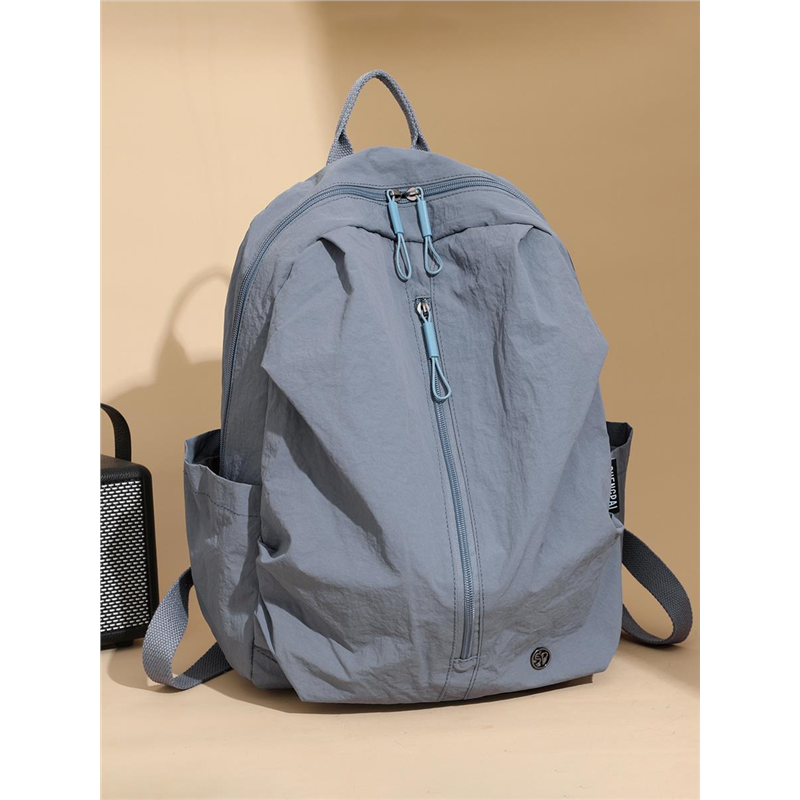 超轻便防水尼龙布双肩包女户外旅行登山大容量背包男旅游小背包