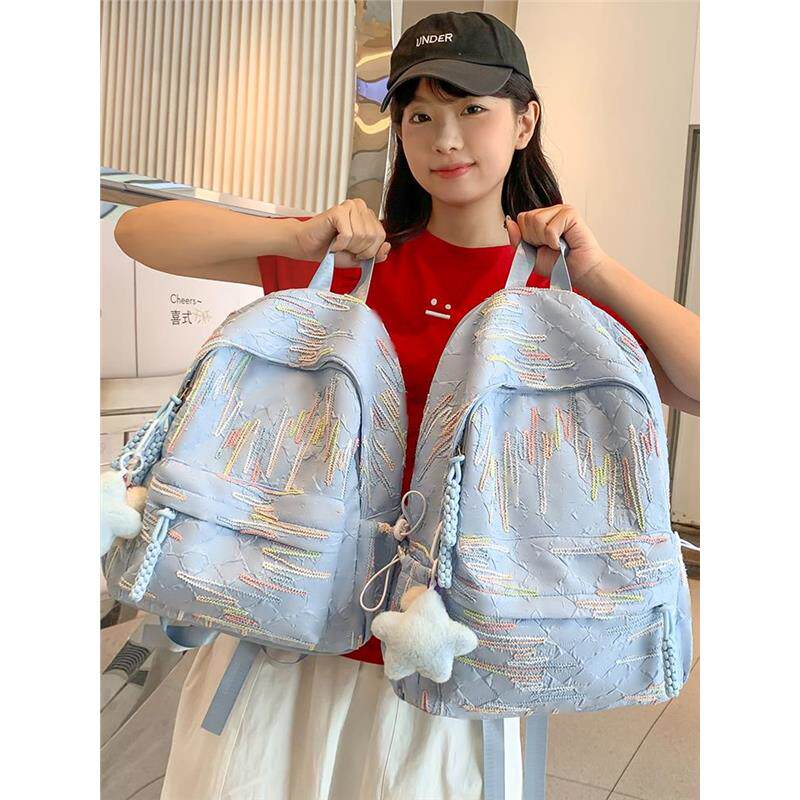 儿童小书包女生小学生2026新款女孩春游背包初中生高中小型双肩包