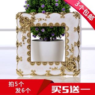 亚克力开关贴3d立体墙贴家用北欧风奢华高端插座装饰灯保护套现代