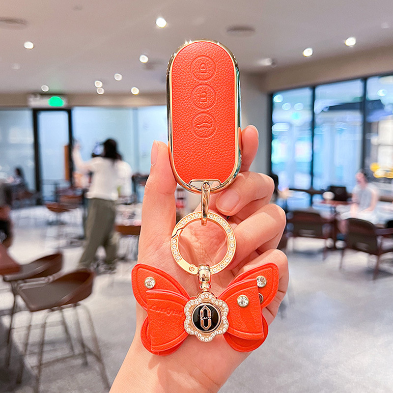 适用问界m5钥匙套华为aito m7赛力斯高档25款保护壳全包男女