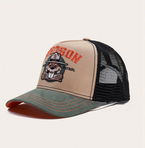 河狸STETSON STETSON四季美式复古卡车司机帽网眼透气时尚百搭帽