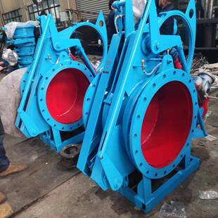 过煤气 电动 气动 扇形眼镜阀 推杆式 2.5C 盲板阀F943X 手动