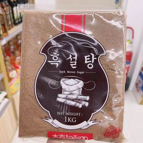 韩版太古Dark Brown Sugar黄糖 黑糖1kg月子冲饮大姨妈速溶黄糖