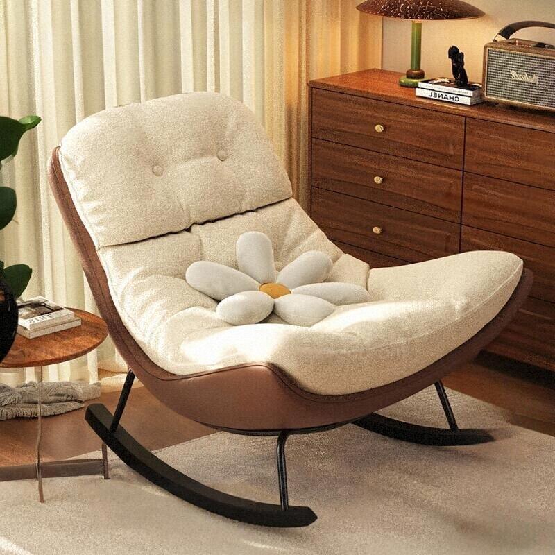 摇椅躺成人大可睡觉单人沙发轻奢