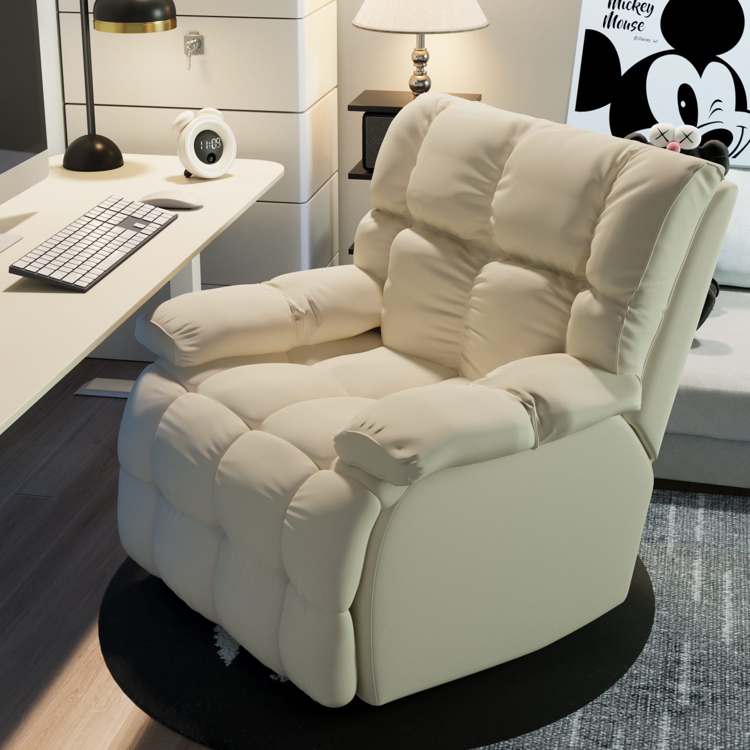 懒人沙发可躺可睡单人窝窝椅客厅