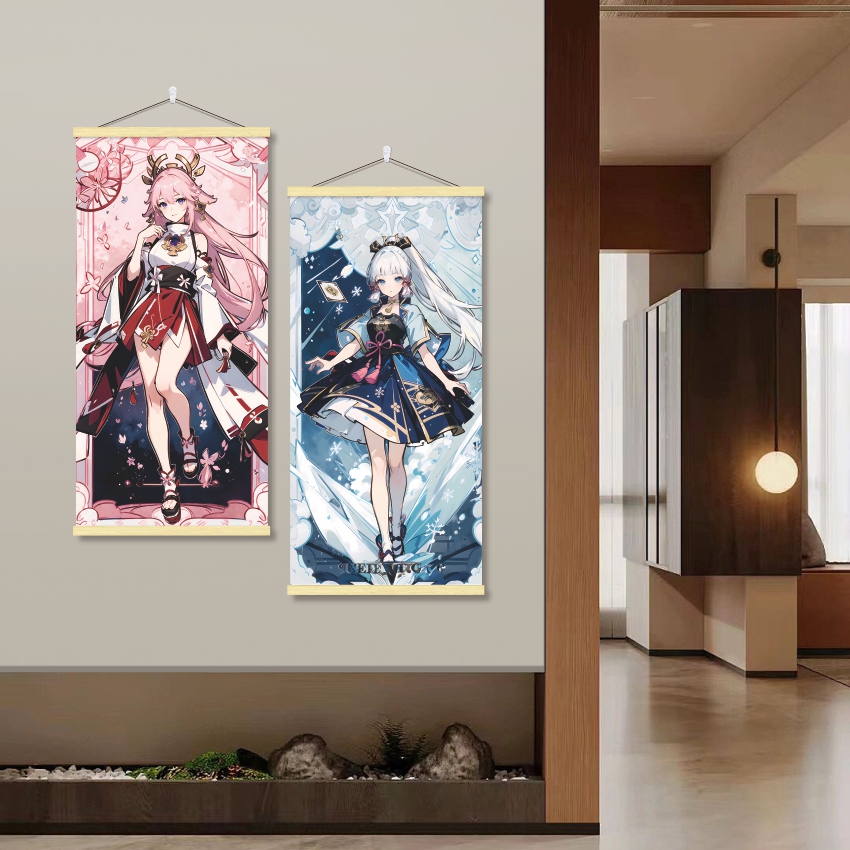 原神挂画挂墙挂图房间装饰画壁画
