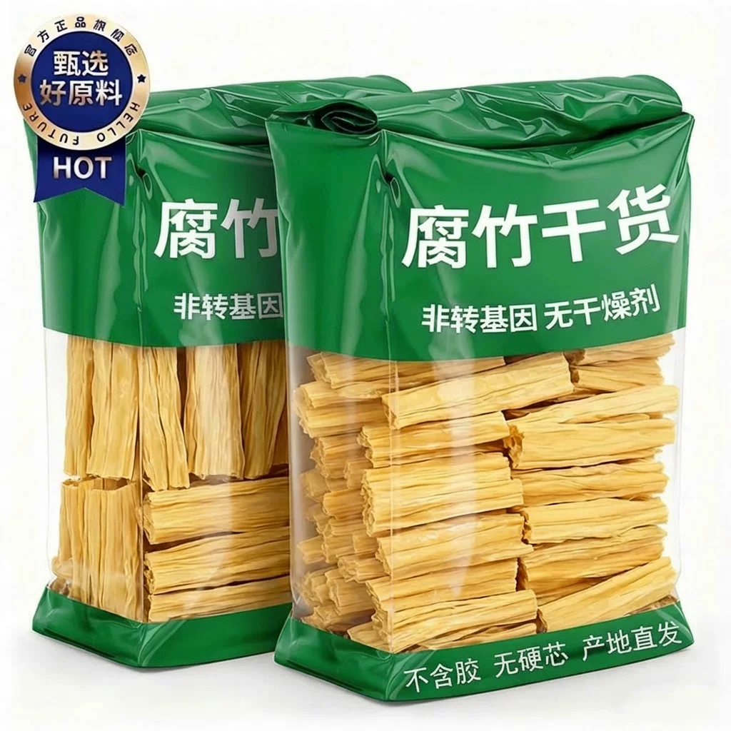 农科院！石屏有机腐竹云南干货特产豆制品凉拌火锅豆腐皮手工