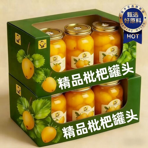 【天猫甄选】新鲜现摘枇杷罐头