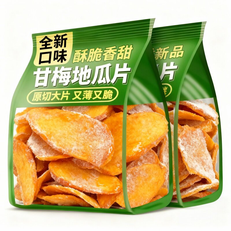 甘梅地瓜片官方旗舰店干红薯片干番薯片香脆薄脆休闲零食小吃解馋