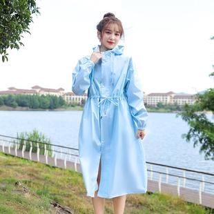 雨衣女成人长款 SI6K衣式 身防暴雨上全衣单件女便携轻便骑风行旅行