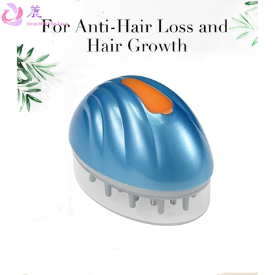 9916头皮上药器蓝色导液仪养发梳出口大滚珠上药按摩美发梳子