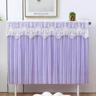 暖气片防尘罩家用蕾丝老式 饰罩简约 铸铁暖气罩套防熏黑墙遮挡装