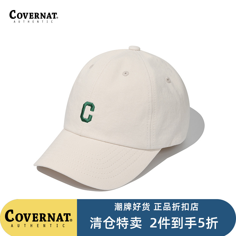 Covernat鸭舌帽小C字母棒球帽时尚百搭显脸小多色可选防晒遮阳帽
