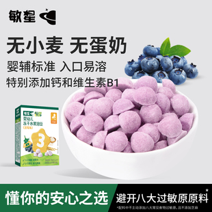 敏星婴幼儿冻干水果溶溶豆9月+无小麦不添加蛋奶零食宝宝儿童辅食