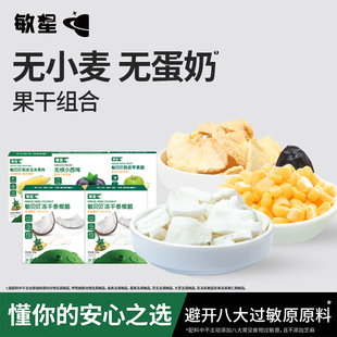 敏星果干组合椰子苹果脆去核西梅脱皮玉米粒儿童零食送宝宝辅食谱