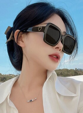 韩版方形大框墨镜女款潮显脸小夏季防紫外线遮阳气质网红百搭高级