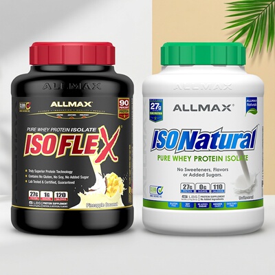 ALLMAX ISOFLEX 纯分离乳清蛋白质粉健身增肌补剂