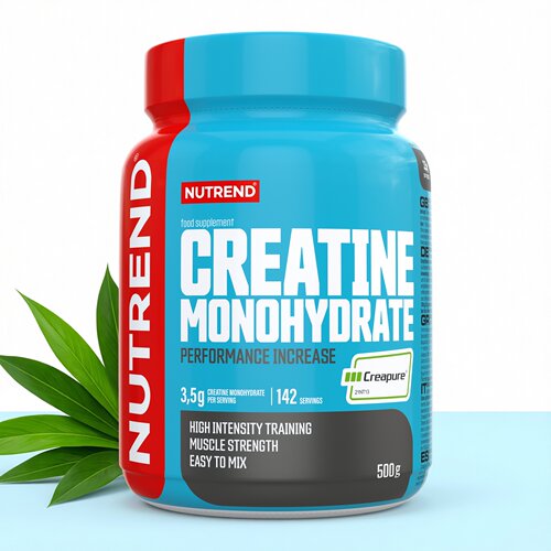 NUTREND捷克进口Creapure一水肌酸500g健身耐力爆发力
