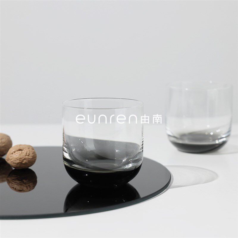 轻奢简约样板间玻璃酒具酒杯摆件软G装家居餐桌酒器茶几装饰器皿