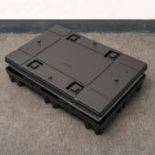 绿色可循环包装 博轩1208吹塑围板箱 可折叠塑料蜂窝板围板箱 箱