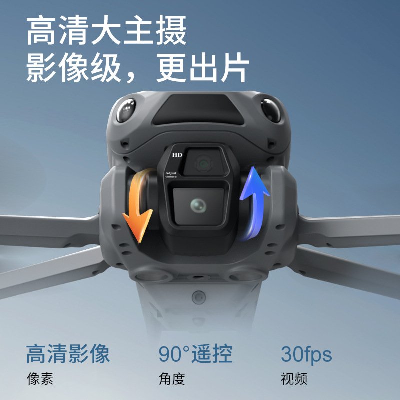 大屏航拍双摄像无人机避障悬停无刷GPS定位返航遥控飞机玩具LF682图片