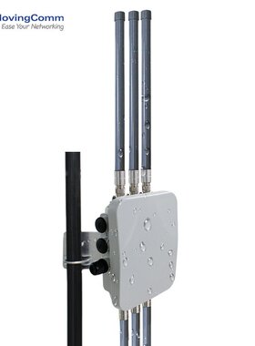 3000Mbps千兆双频wifi6工业级防水防尘POE室外无线ap户外5g cpe