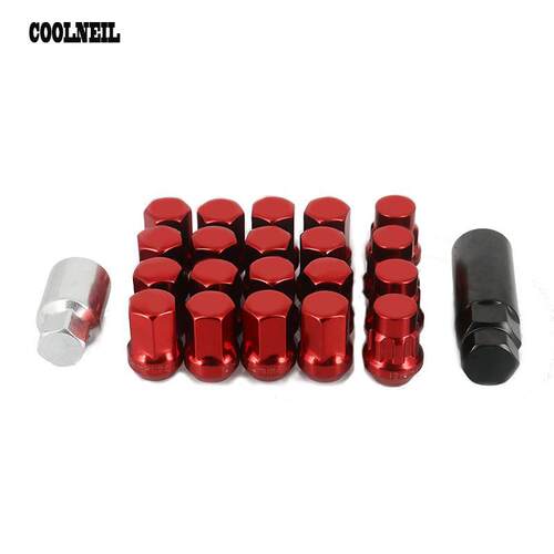 32mm汽车改装 轮毂防盗铁螺母 24颗   螺丝 wheel Lug Nuts lock