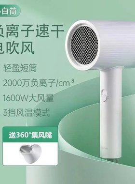 showsee/小适吹风机家用负离子大功率学生宿舍发廊电吹风顺发A1-W