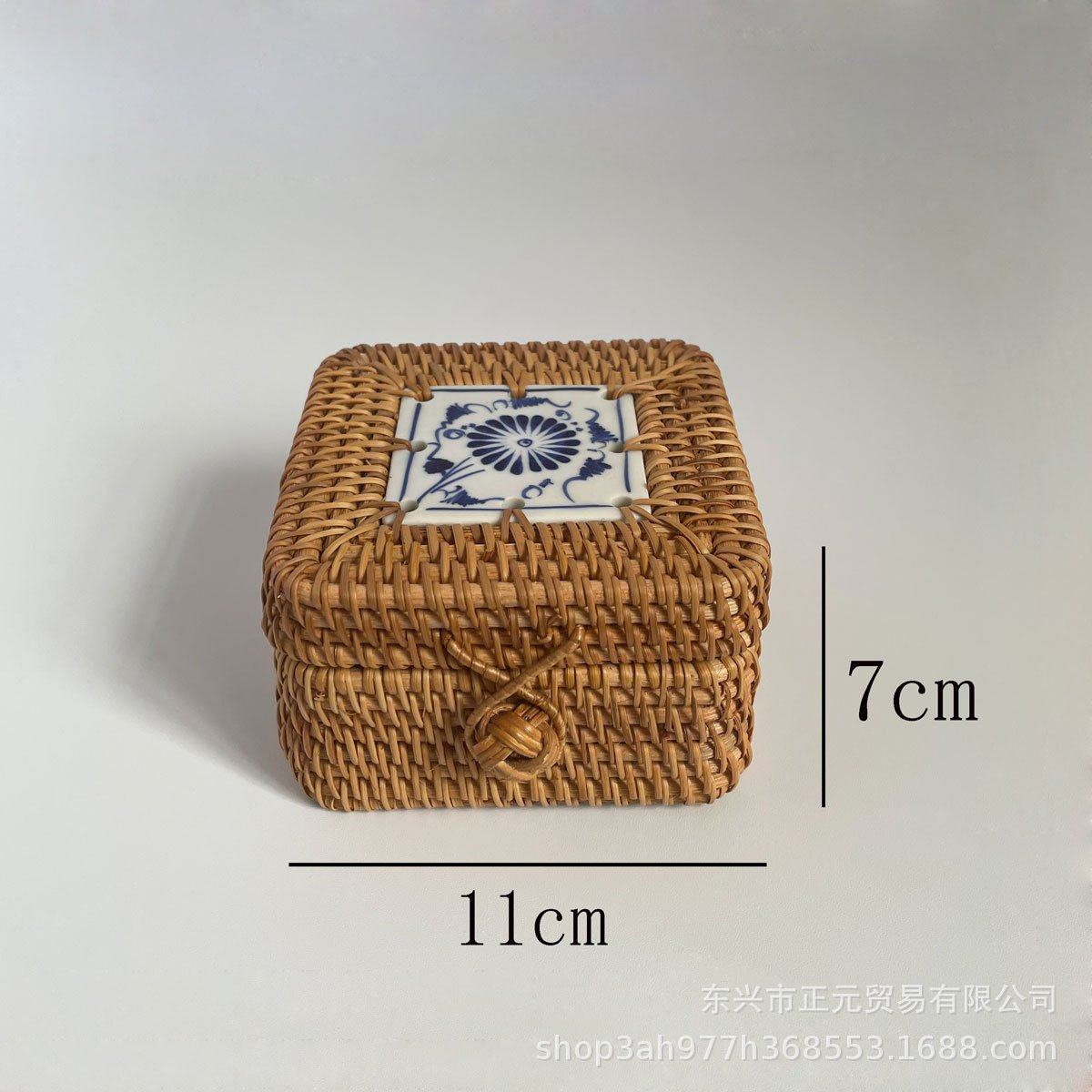 越南藤编收纳盒茶叶储存罐糖果点心收纳篮手饰收纳盒,收纳整理,其他收纳篮,淘宝优惠券,粉丝福利购,淘宝优惠卷