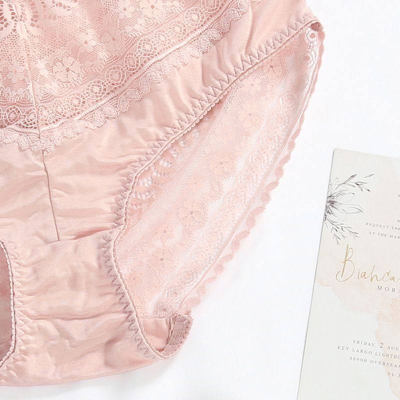 悦晓 桑蚕丝真丝夏季日系法式高腰三角内裤性感蕾丝透气舒适1171,女士内衣/男士内衣/家居服,女三角裤,淘宝优惠券,粉丝福利购,淘宝优惠卷