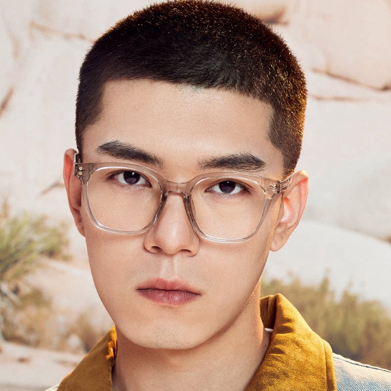 李维斯眼镜架男女TR大框度数商务框近视透明配镜片LV7191