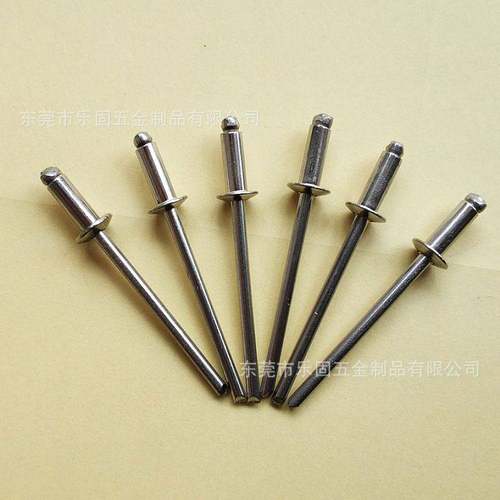 GB12618开口型扁圆头抽芯铆钉不锈钢拉铆钉不锈钢抽芯拉钉3*8