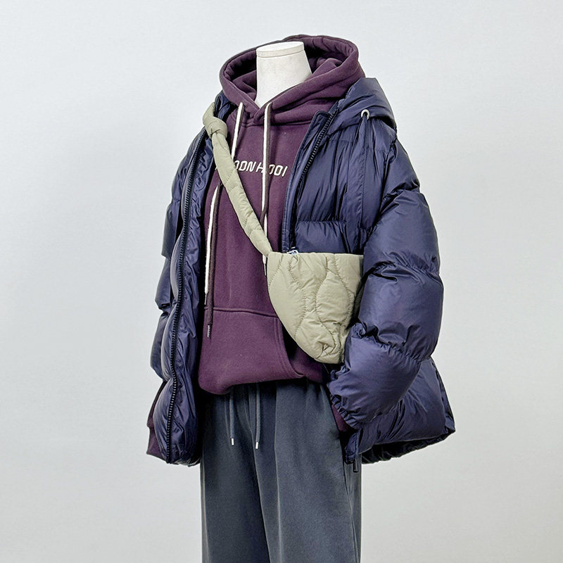 加厚9801半斤多90绒加厚保暖羽绒服中长款连帽轻薄亲子宽松休闲