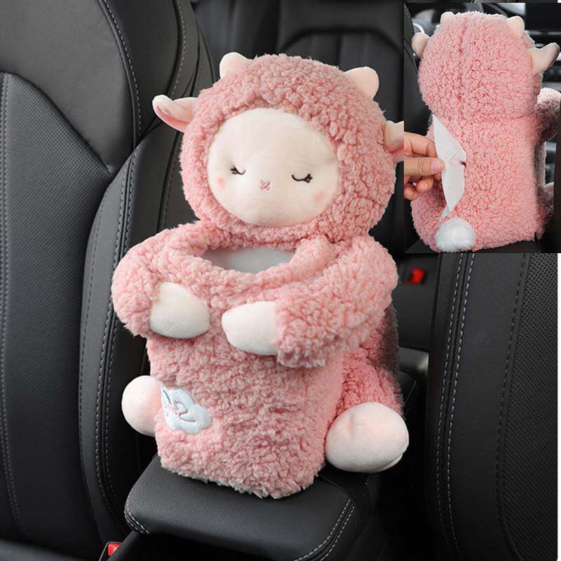 车载纸抽垃圾桶车上放卫生纸巾收纳盒子二合一中控台用创意扶手箱