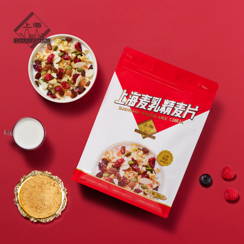 【上海伴手礼】上海牌麦乳精麦片300g 上海老字号特产
