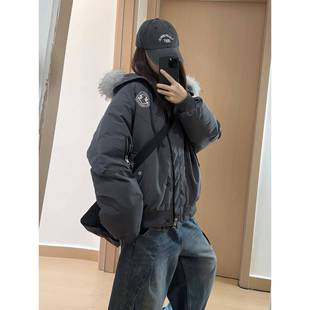 棉衣小个子冬季 韩系宽松工装 棉袄加厚外套 2025新款 派克服棉服女款