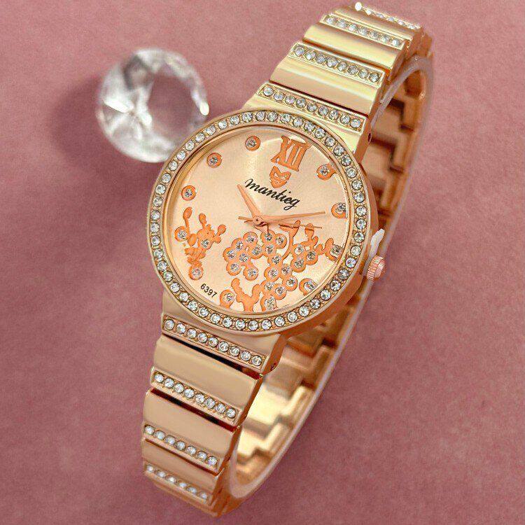 金钢手表女表满钻热销色爆款腕表