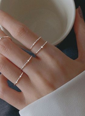 素戒意大利风裸s925冷淡满天星