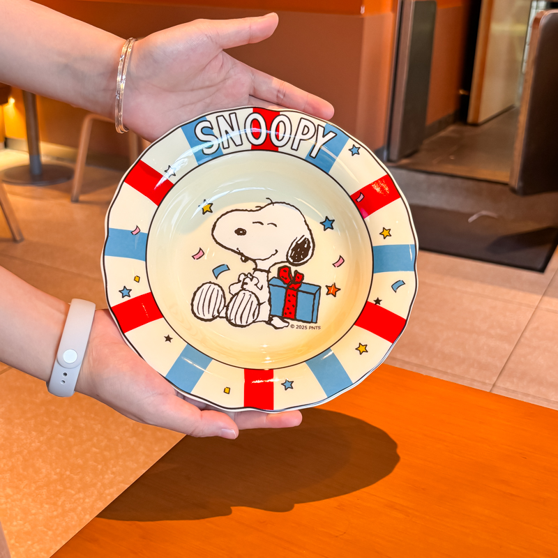 【官方授权】史努比陶瓷盘子套装