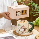 正版 联名水杯女生高颜值周边礼物马克杯陶瓷设计感小众 史努比正品