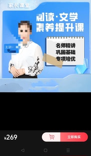 王老师文学素养提升课抖音同款 小阶语文阅读理解写作技巧提升课程