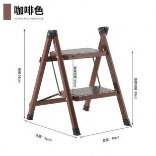 小型迷你舞台简约梯子家用折叠架子非绝缘收缩凳书架高低凳脚踏电