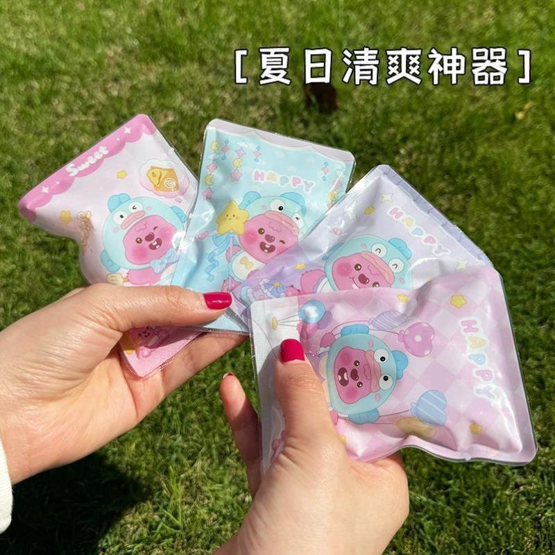 敲敲乐冰袋学生军训冰包重复使用儿童物理降温卡通防暑冰敷袋循环
